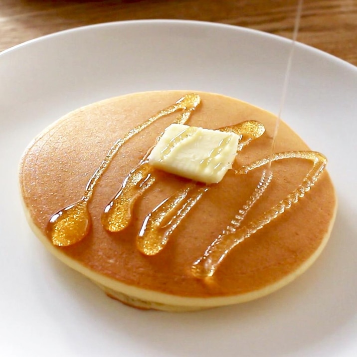 5で覚える/乳・油なし 豆腐と米粉のパンケーキ